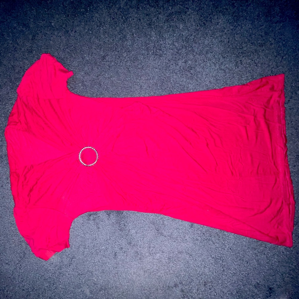 Hot pink blouse